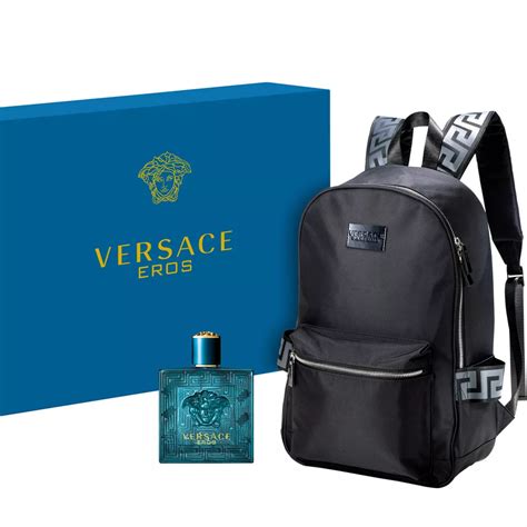 versace cologne with ubrella|Versace man cologne with bag.